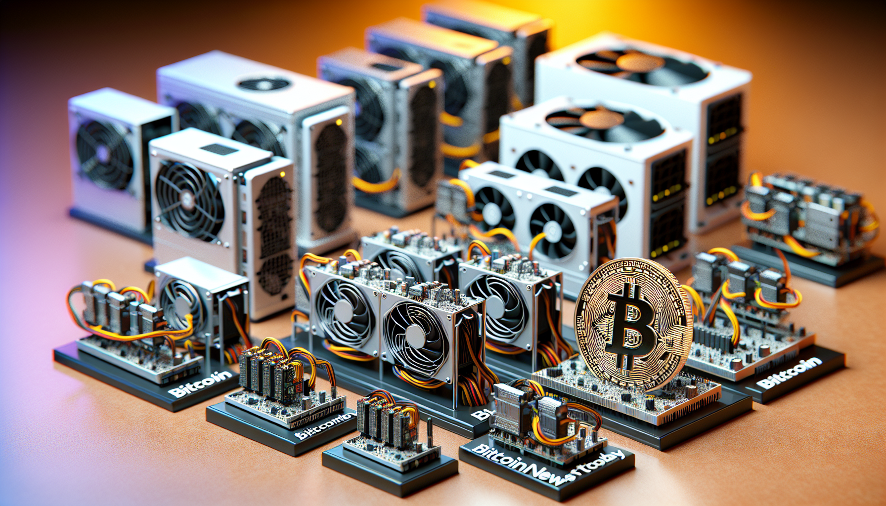 Bitcoin mining rigs as collectibles