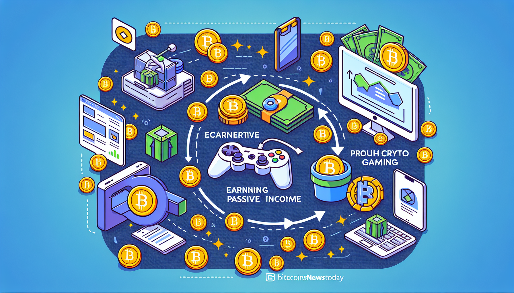 How to earn passive income through crypto gaming