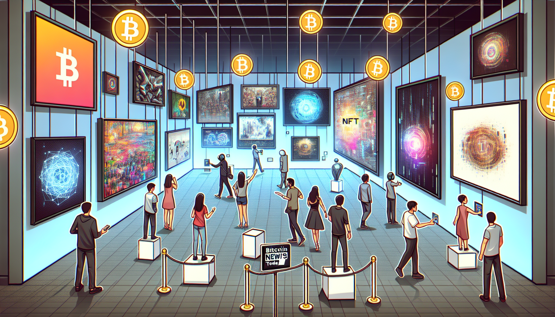 How to showcase NFT art in virtual galleries