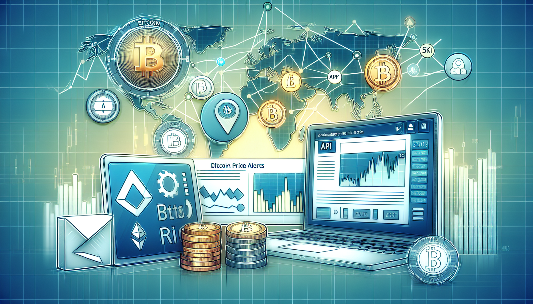 Setting up Bitcoin price alerts with TradingView API