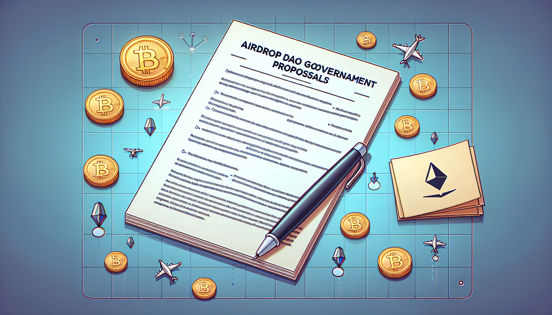 Airdrop DAO governance proposals