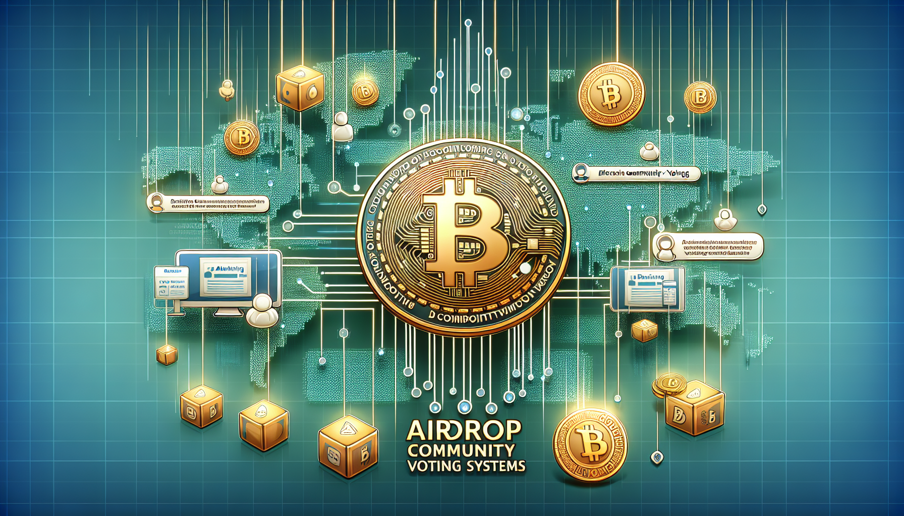 Airdrop community voting systems