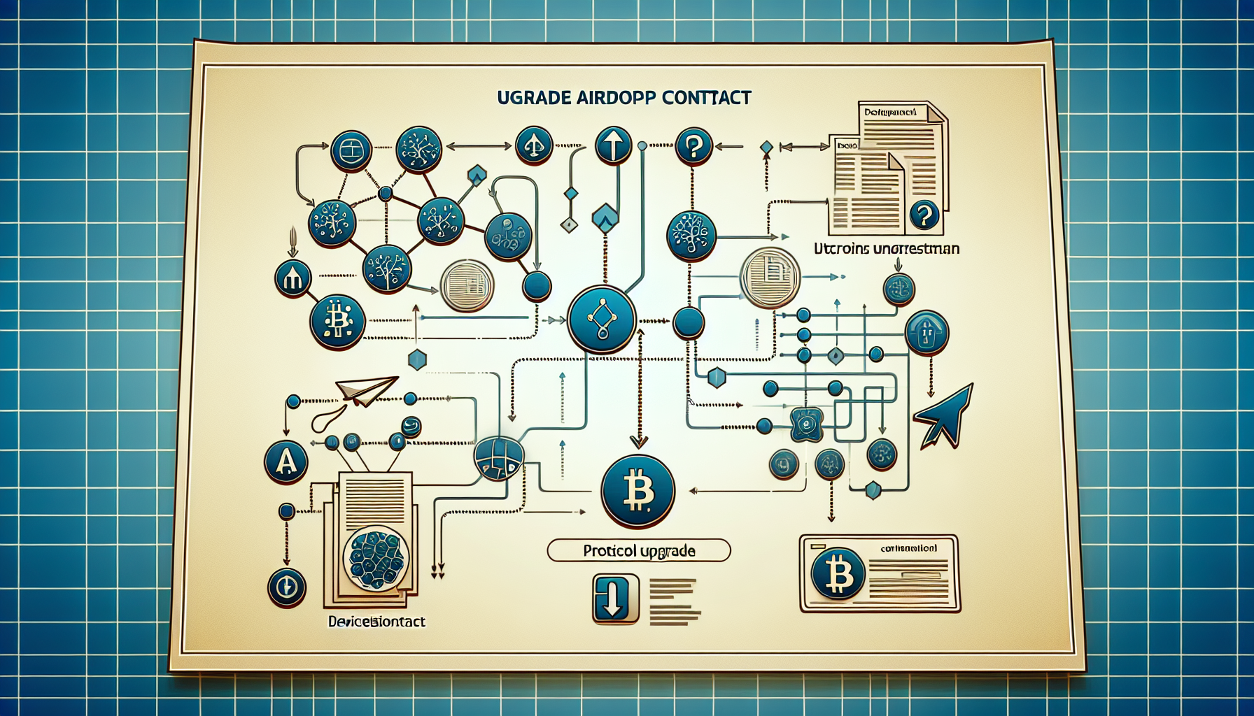 Airdrop contract upgrade protocols