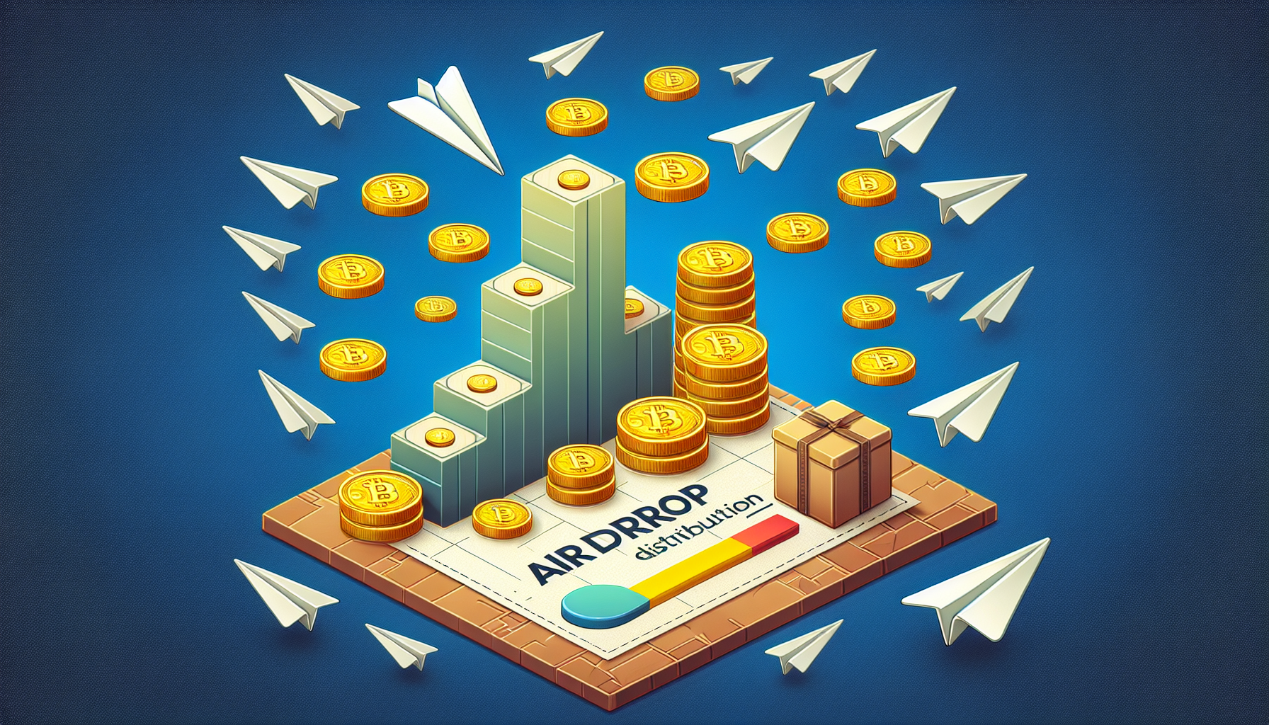 Airdrop milestone distribution