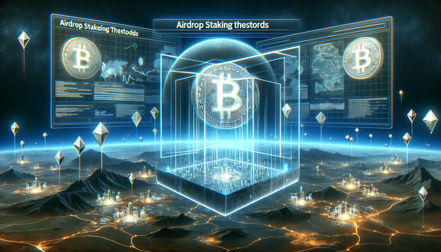 Airdrop staking thresholds