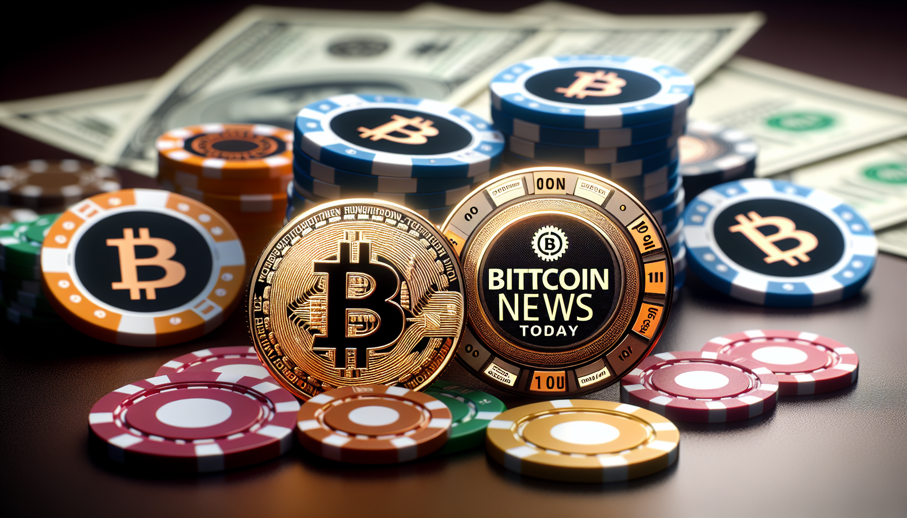 Bitcoin casino chips and tokens