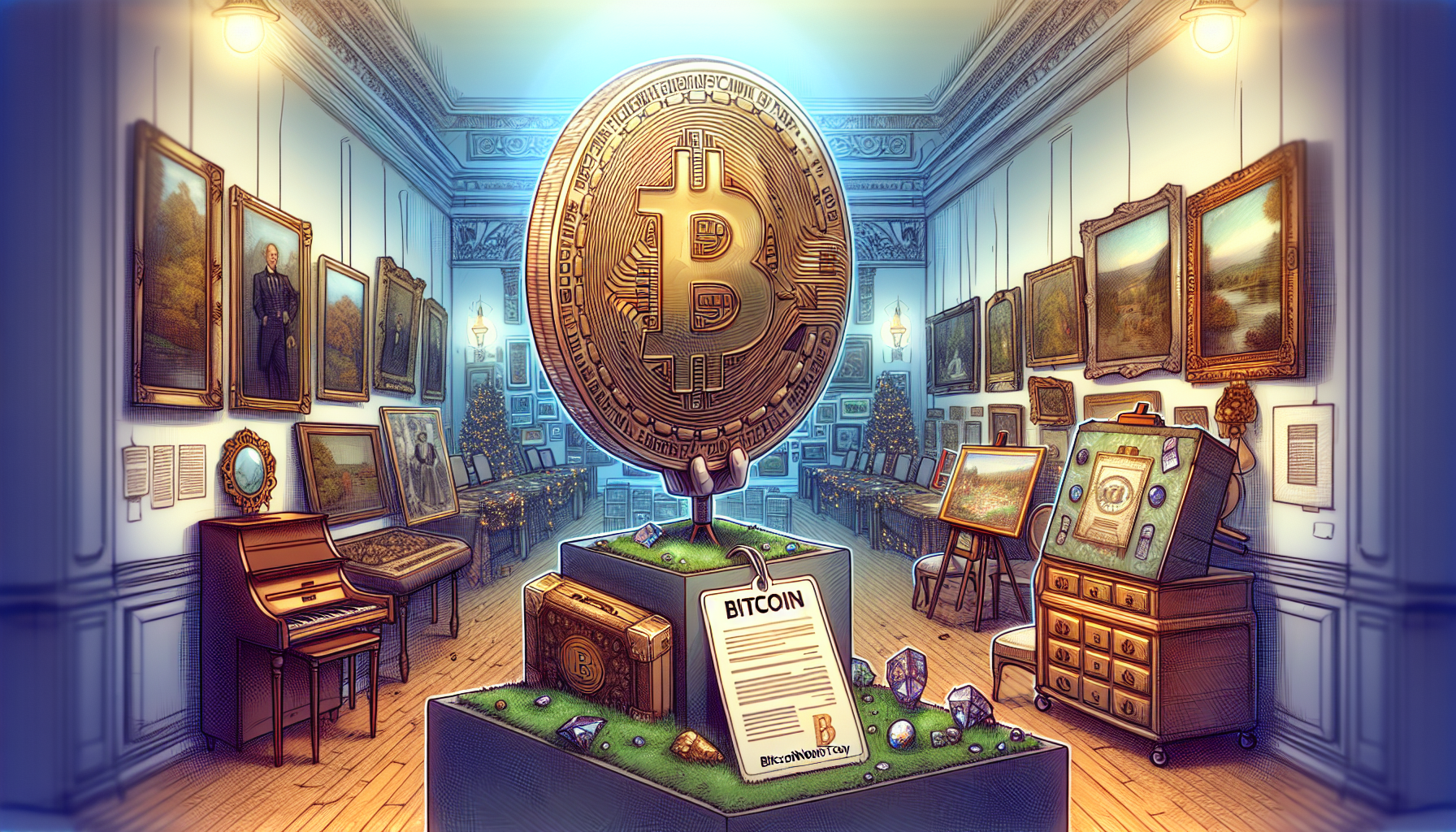 Bitcoin charity auction items