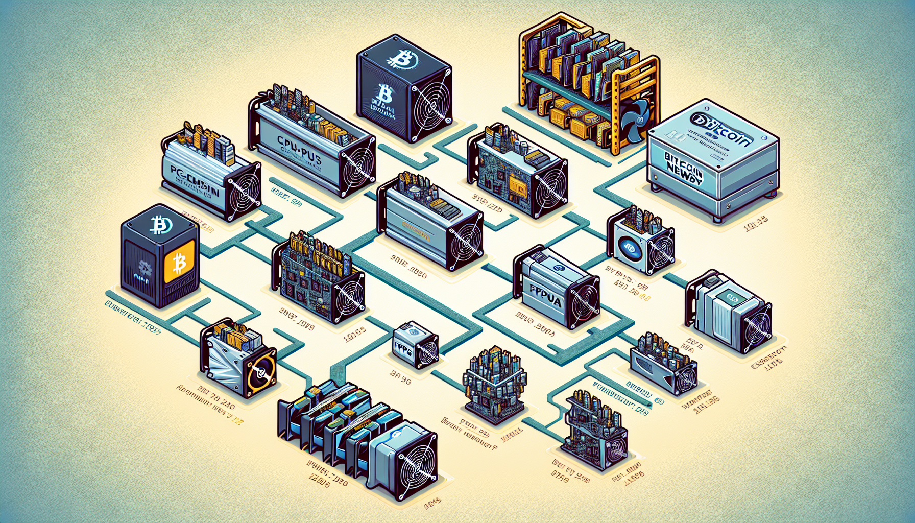 Collecting Bitcoin mining hardware history