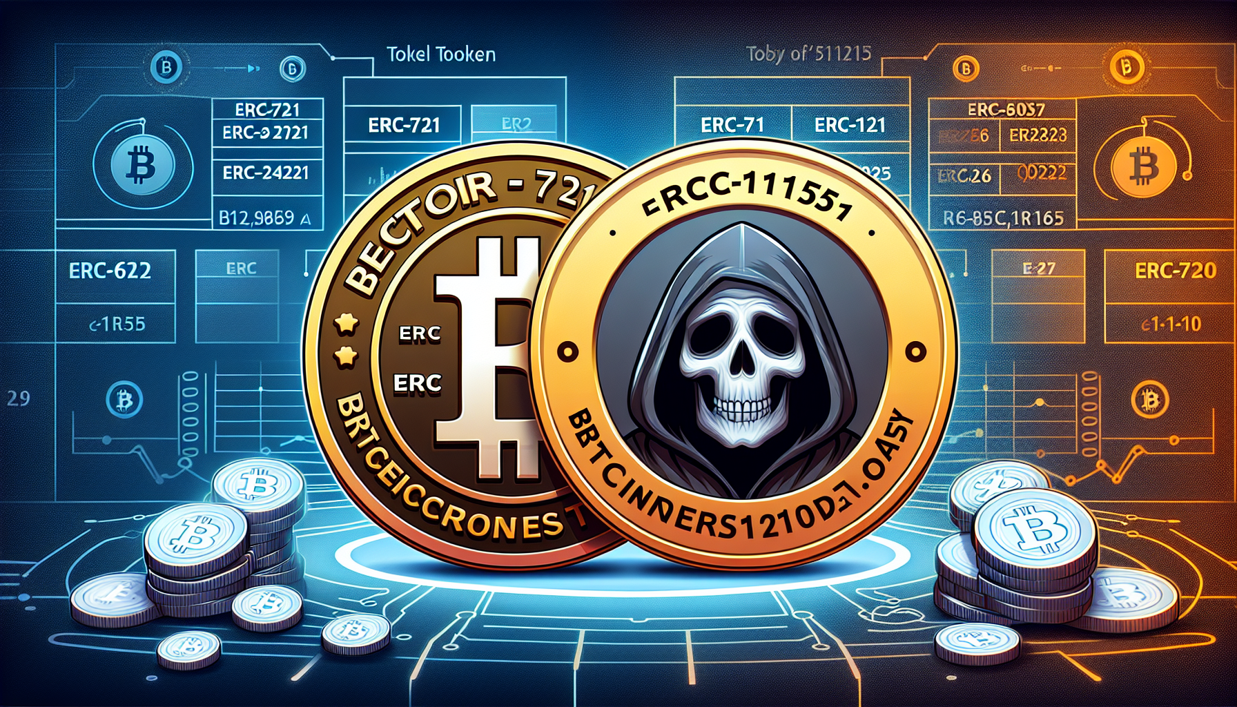 Comparing ERC-721 vs ERC-1155 token standards