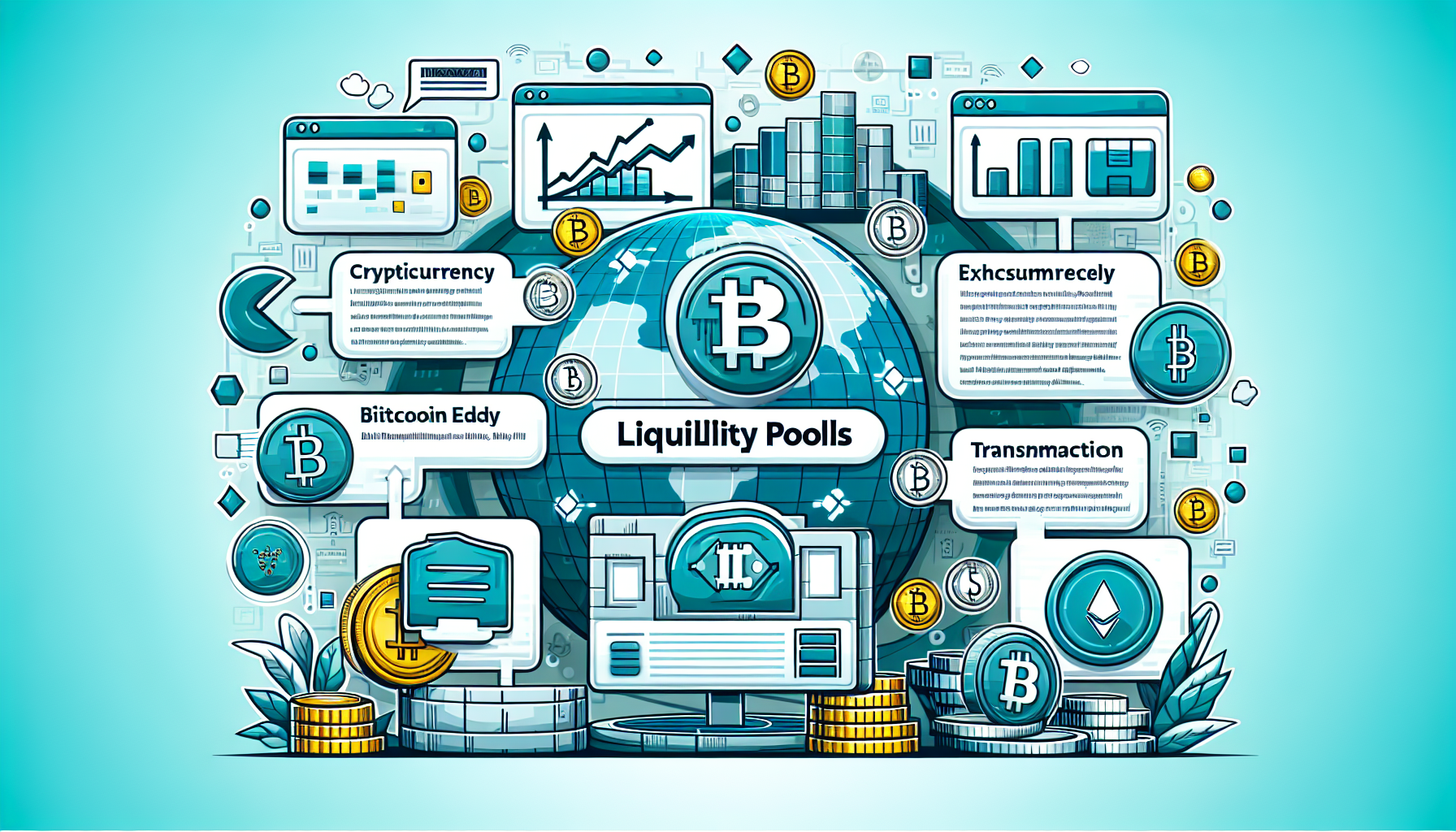 Crypto market liquidity pools
