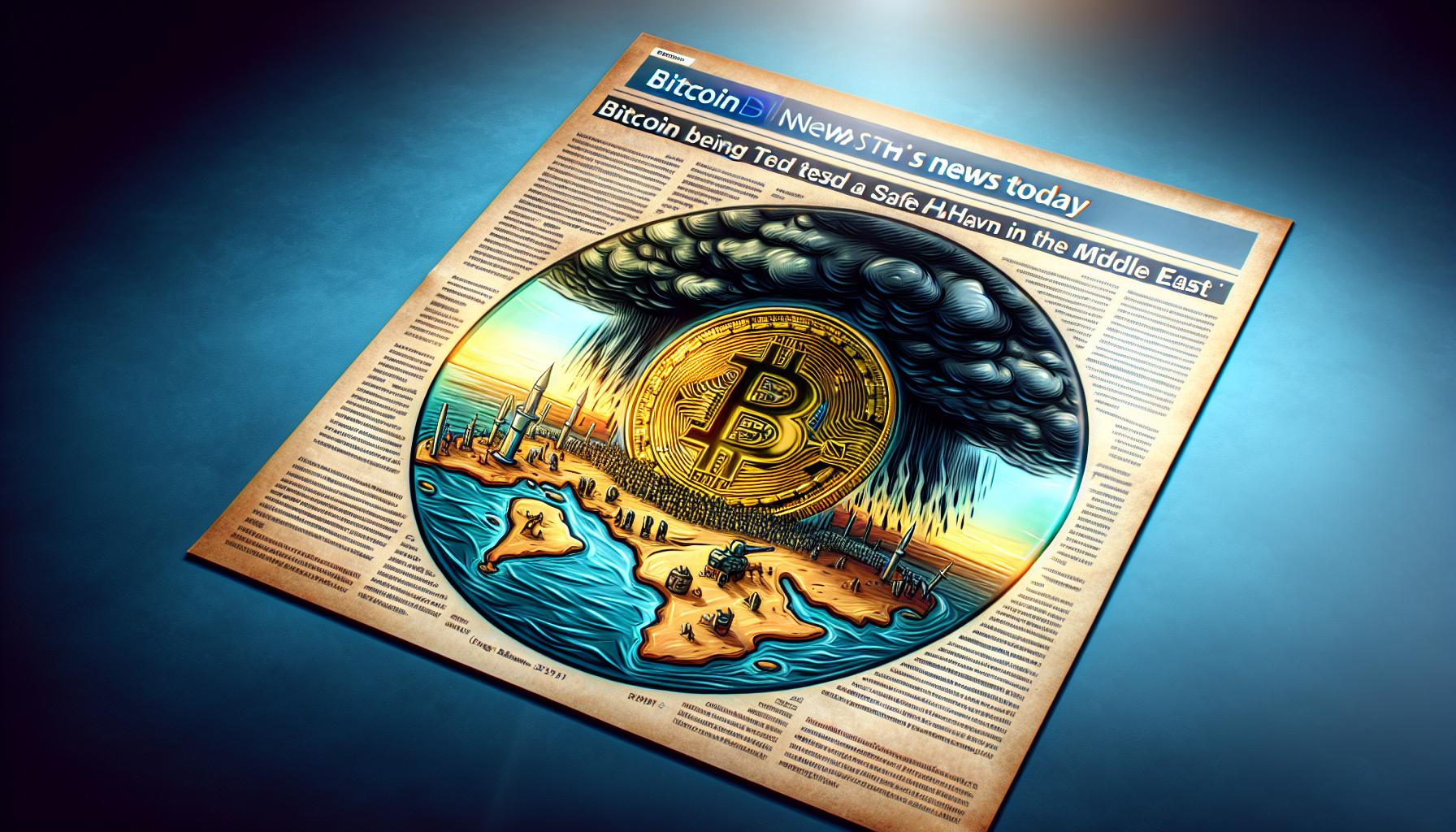 Middle East conflict Bitcoin safe-haven tests