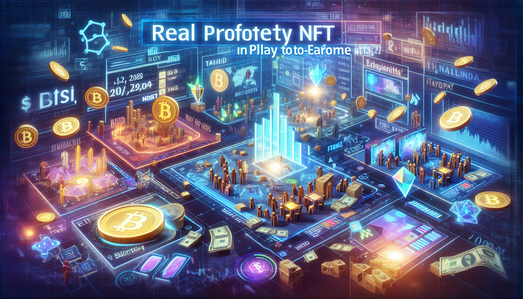 Play-to-earn NFT games with real profitability