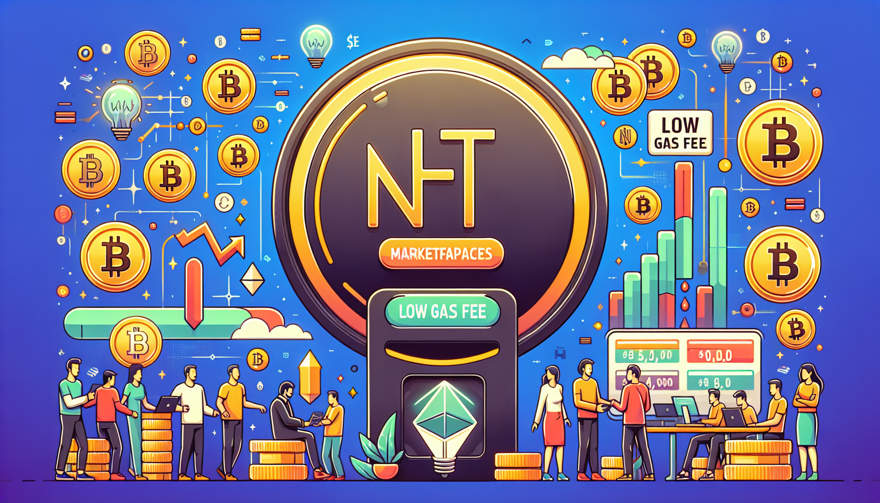 Top 10 NFT marketplaces with low gas fees