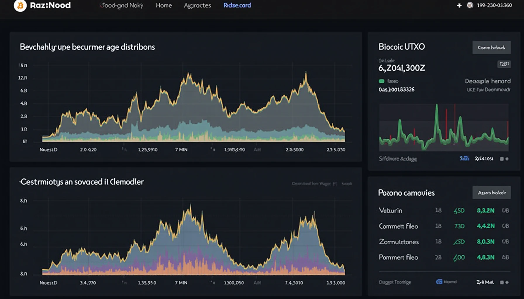 Bitcoin UTXO age distribution analysis tools