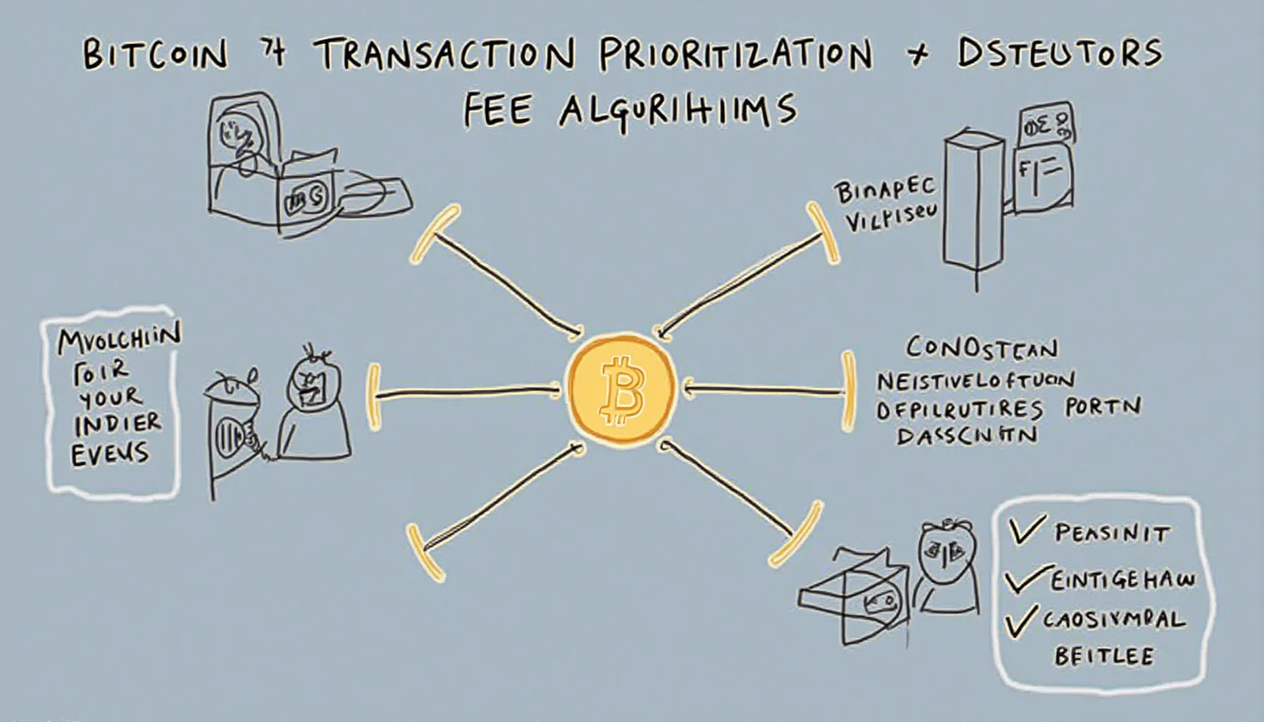 Bitcoin transaction prioritization fee algorithms