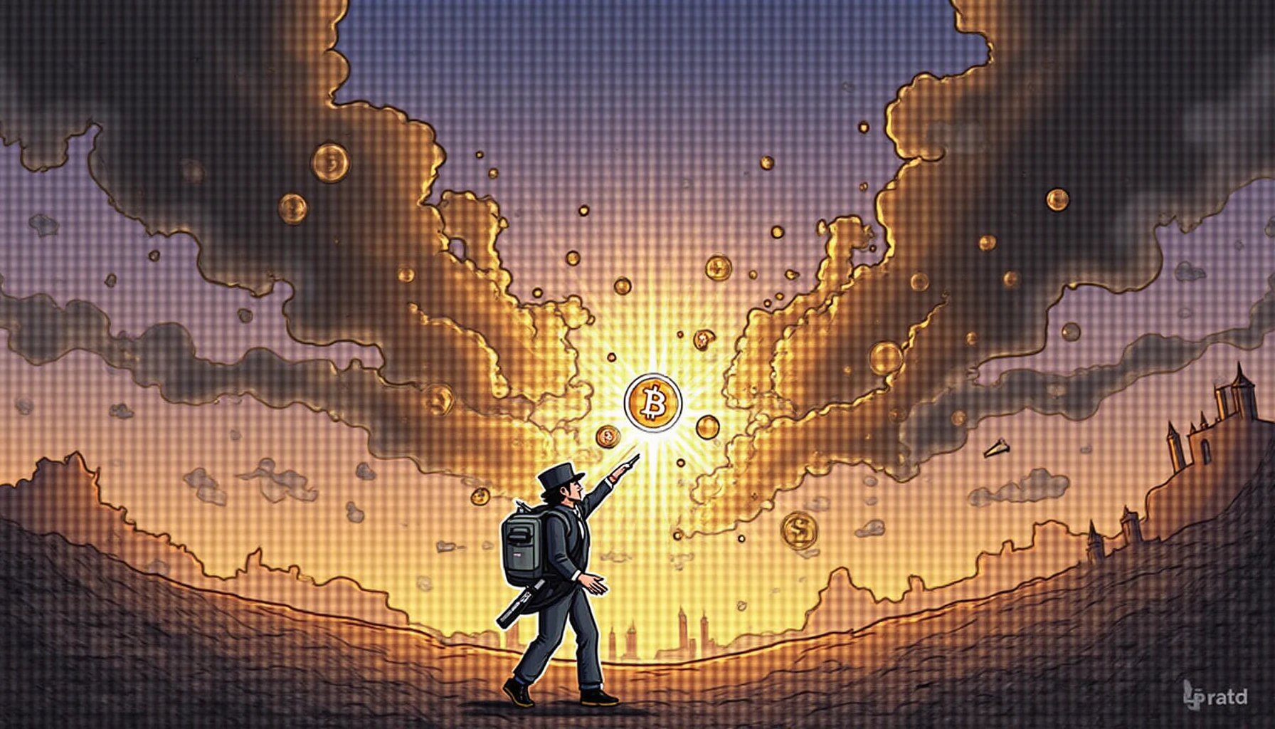Geopolitical conflict impact on crypto markets