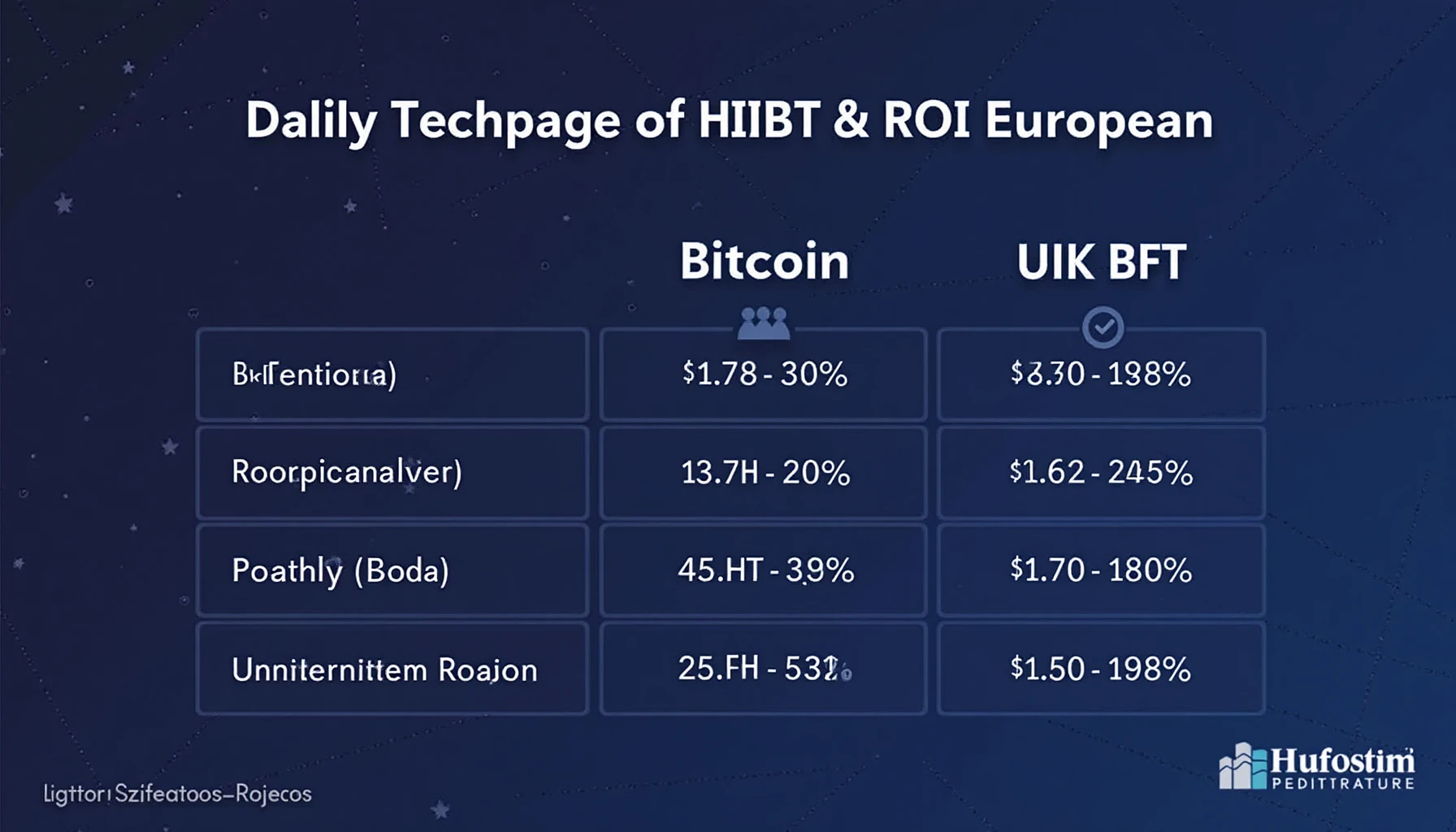 HIBT vs Bitcoin ROI comparison for European investors