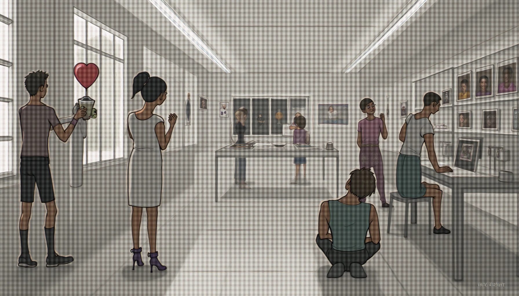 HIBT NFT digital art curation