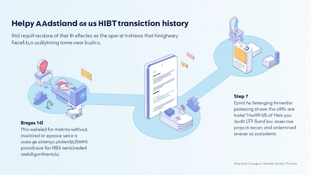 HIBT transaction history: accessing and exporting records
