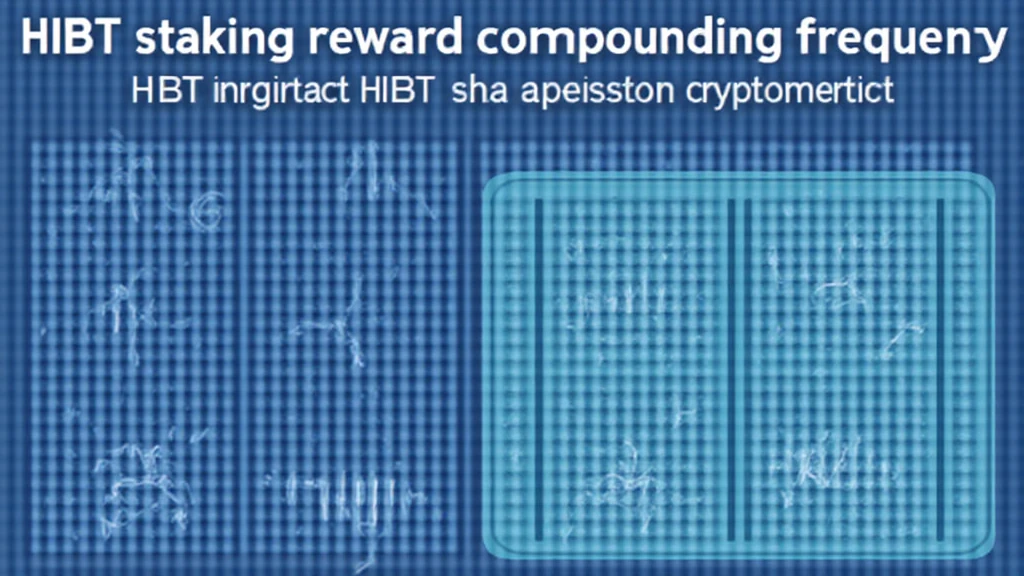 HIBT staking reward compounding frequency impact on ROI