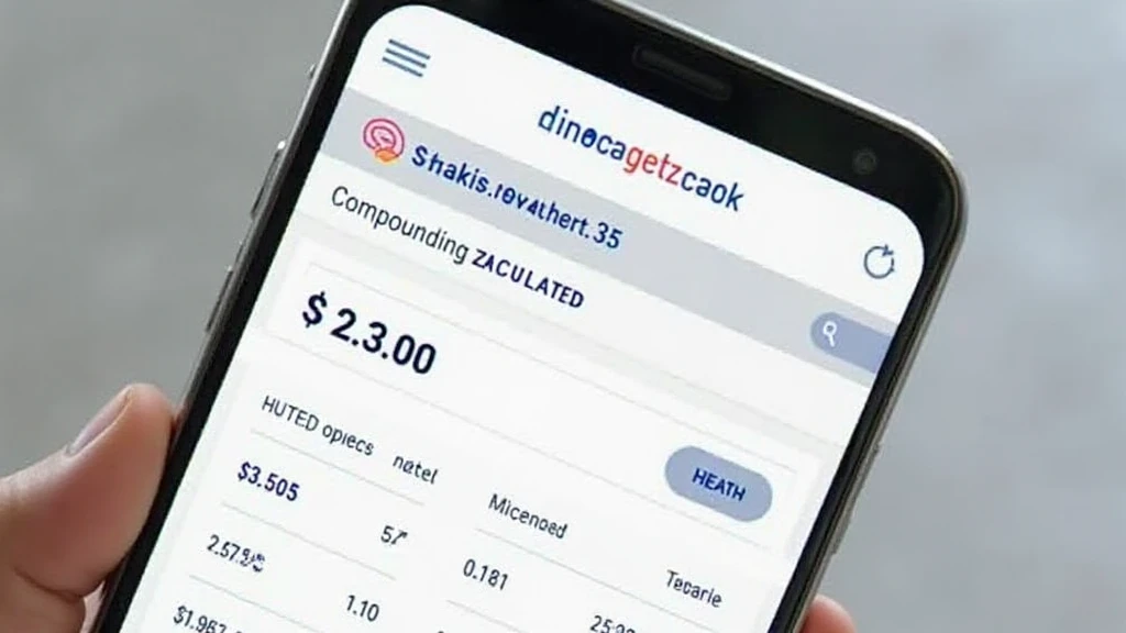 HIBT staking reward compounding calculator mobile app