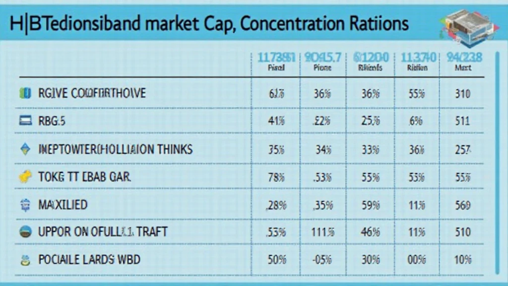 HIBT crypto investment market cap concentration ratios