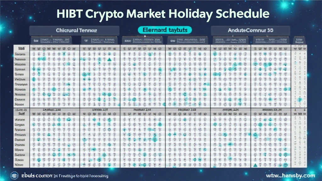 HIBT crypto market holiday schedule 2025