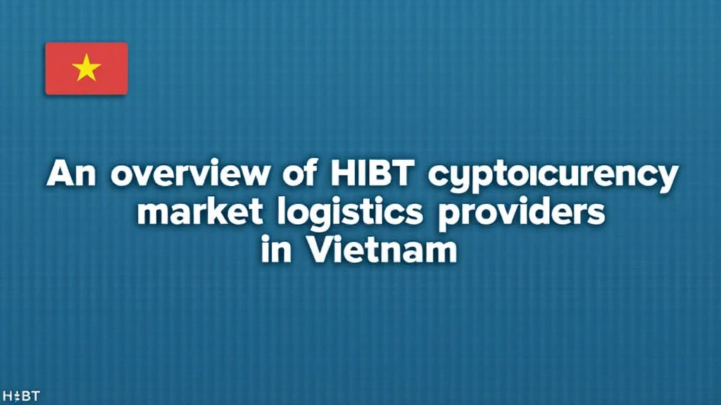 HIBT crypto market logistics providers Vietnam