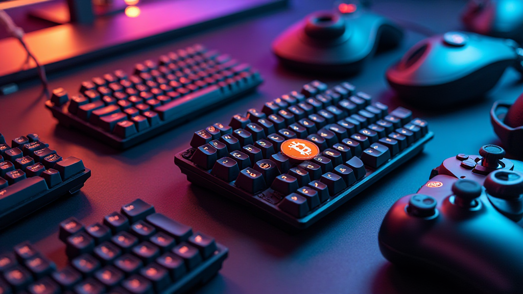 Bitcoin gaming peripheral devices