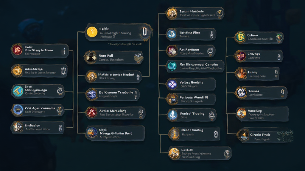Bitcoin character skill trees