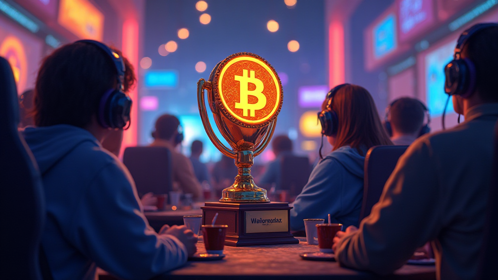 Bitcoin gaming tournament broadcasting