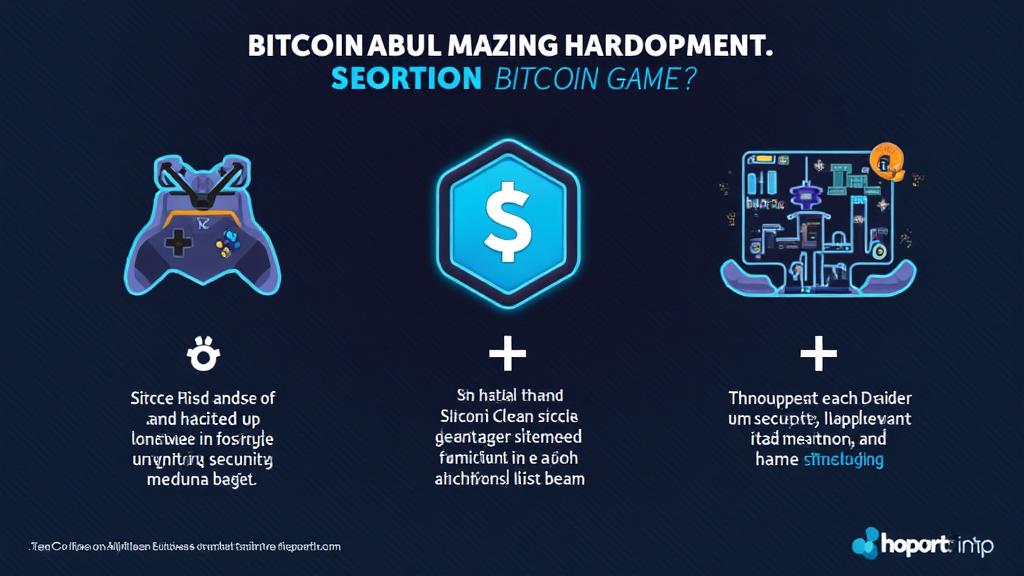 Bitcoin gaming hardware developments