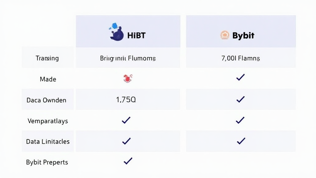 HiBT vs Bybit trading fees comparison
