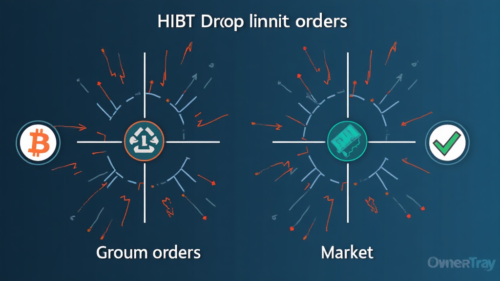 hibt drop limit order vs market order advice
