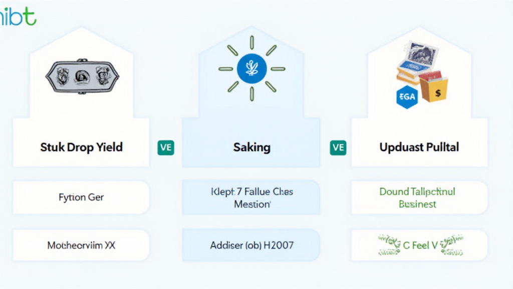 hibt drop yield vs staking vs trading comparison